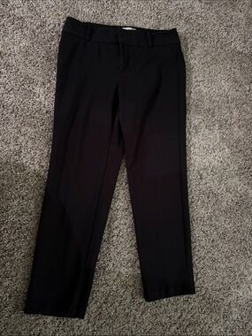 MICHAEL Michael Kors Black Straight-Leg Dress Pants